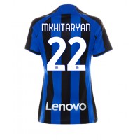 Inter Milan Henrikh Mkhitaryan #22 Fotballklær Hjemmedrakt Dame 2022-23 Kortermet
